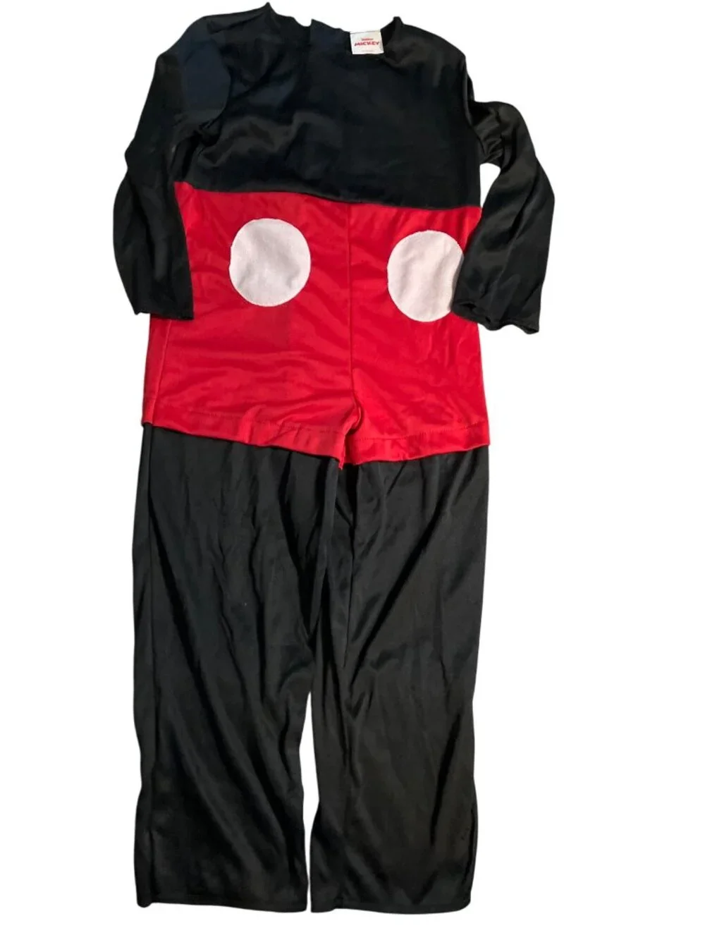 Mickey Mouse Toddler Costume By Disguise M (3T-4T) PVC Material Black and Red